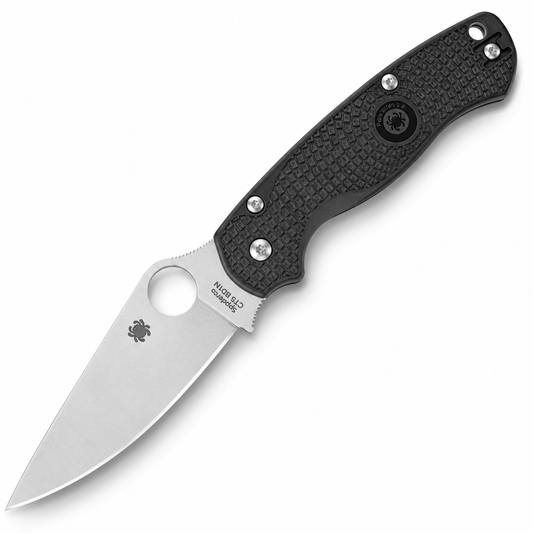 Spyderco - Para Military 2 - C81PBK2 | Compression Lock | 3.4" CTS BD1N Satin | Black FRN