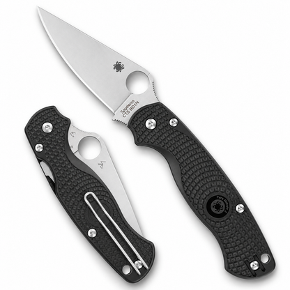Spyderco - Para Military 2 - C81PBK2 | Compression Lock | 3.4" CTS BD1N Satin Blade | Black FRN