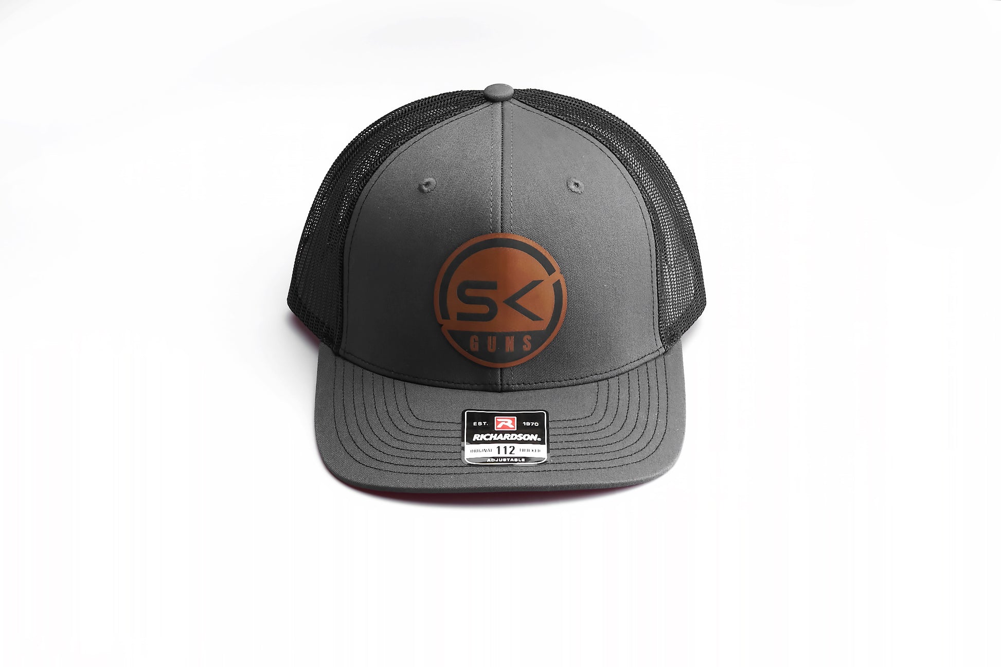 SK Guns Leather Patch Cap