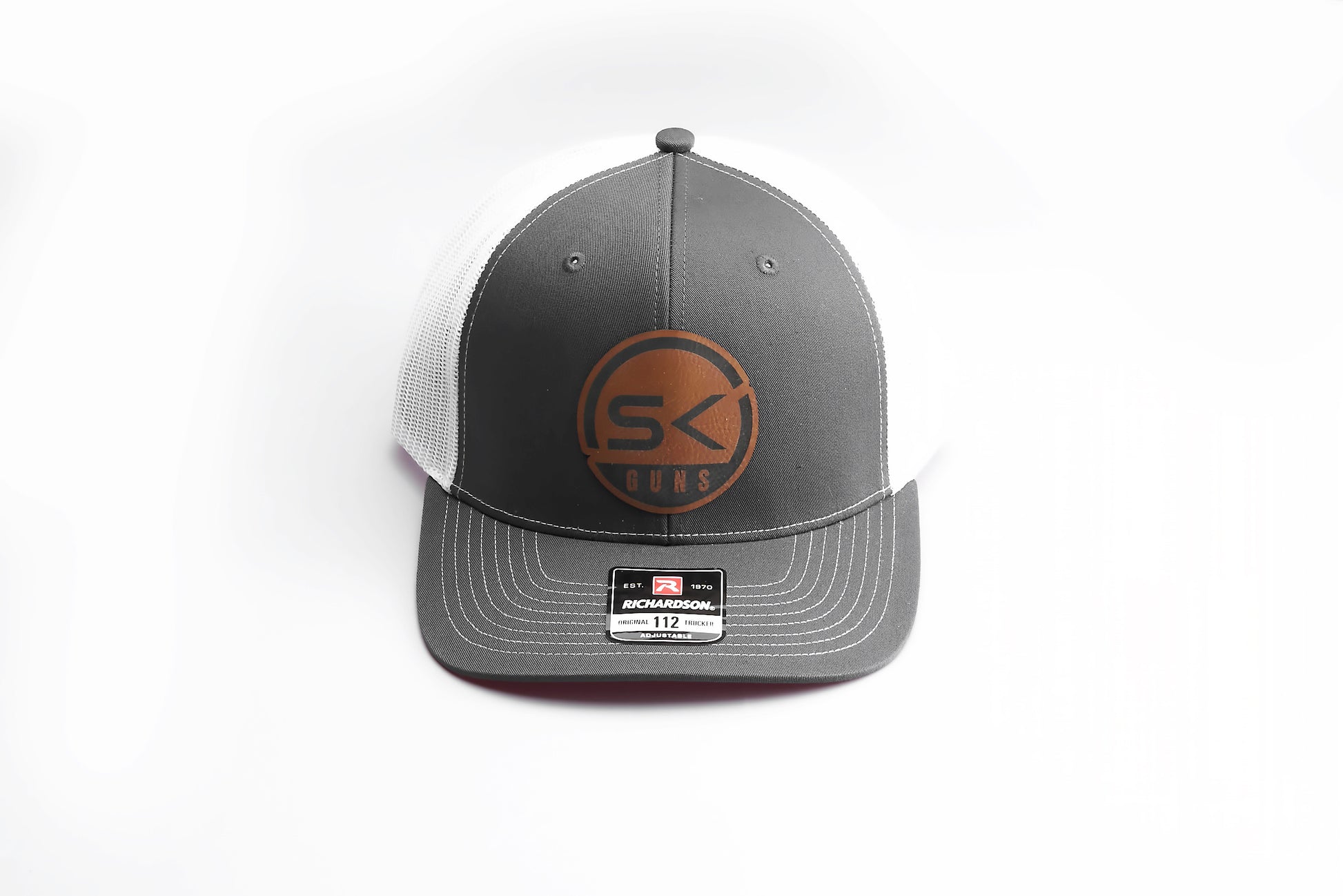 SK Guns Leather Patch Cap