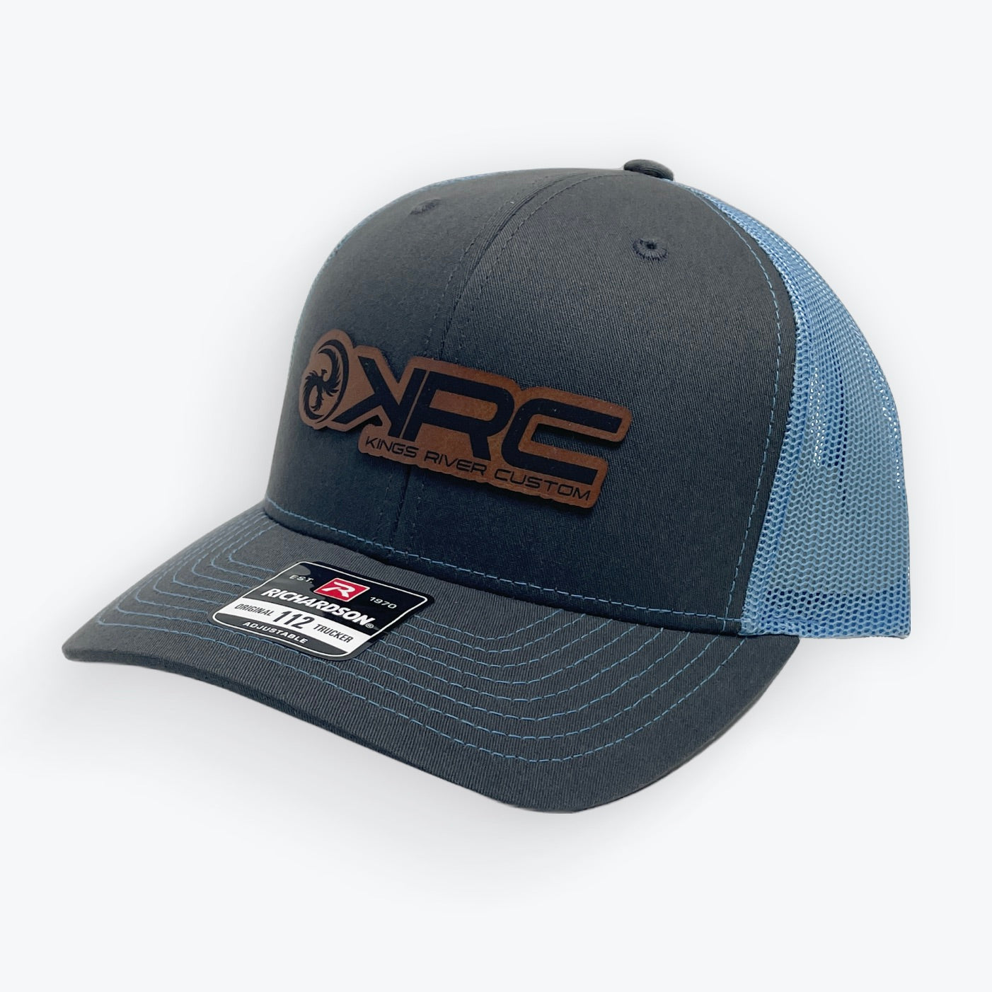 Kings River Custom Leather Patch Cap