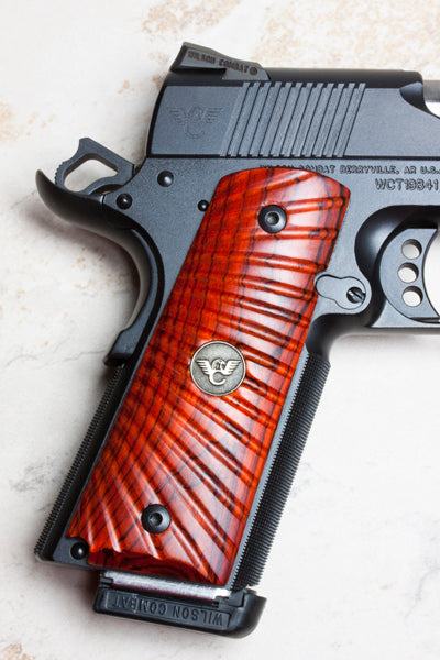 Wilson Combat 1911 Full-Size Starburst Grips, Bevel Bottom - Cocobolo | 351MFS