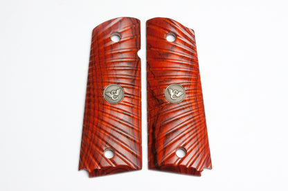 Wilson Combat 1911 Full-Size Starburst Grips, Bevel Bottom - Cocobolo | 351MFS