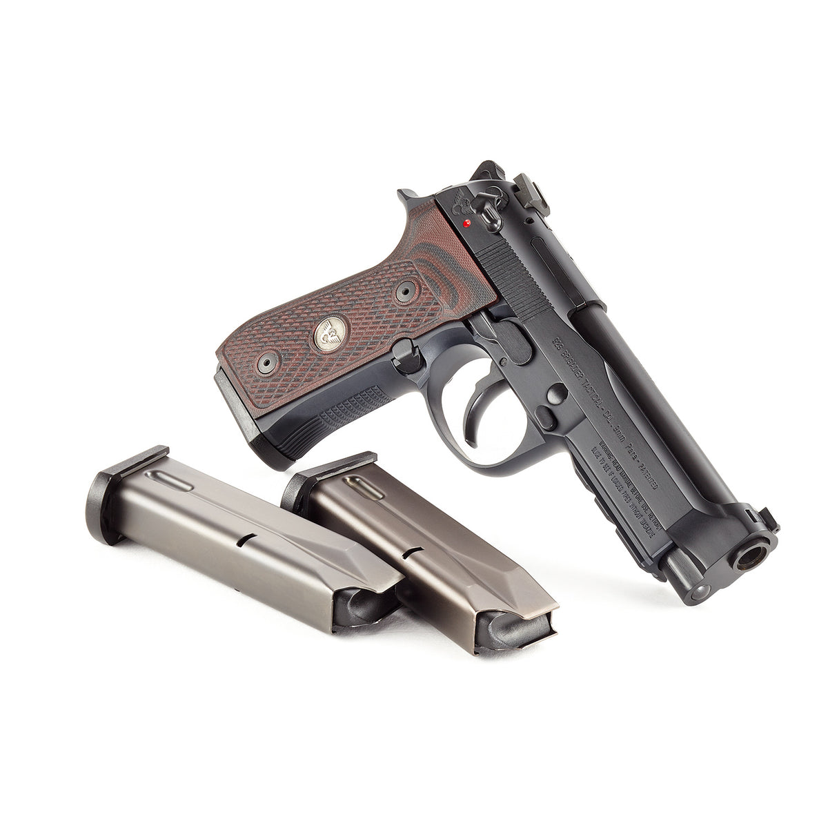 Wilson Combat Beretta 92/96 G10 Ultra Thin Checkered Grips - Black Cherry | 728-FS-UT-BC