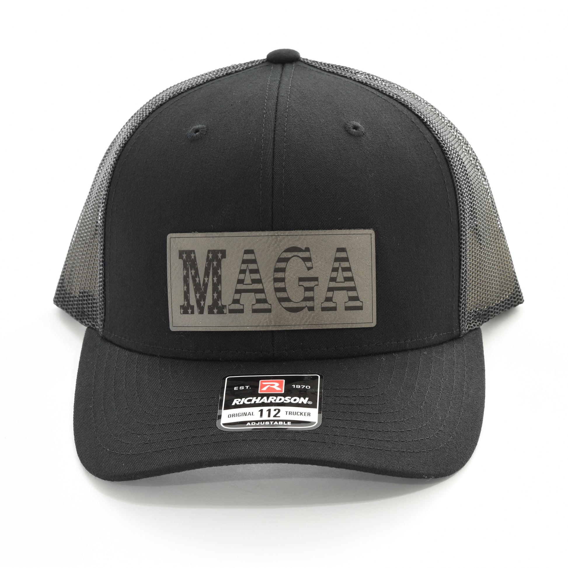 MAGA Leather Patch Cap