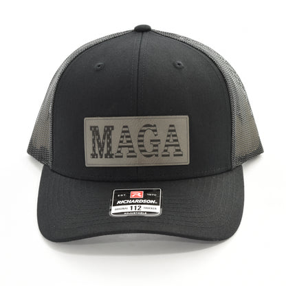 MAGA Leather Patch Cap