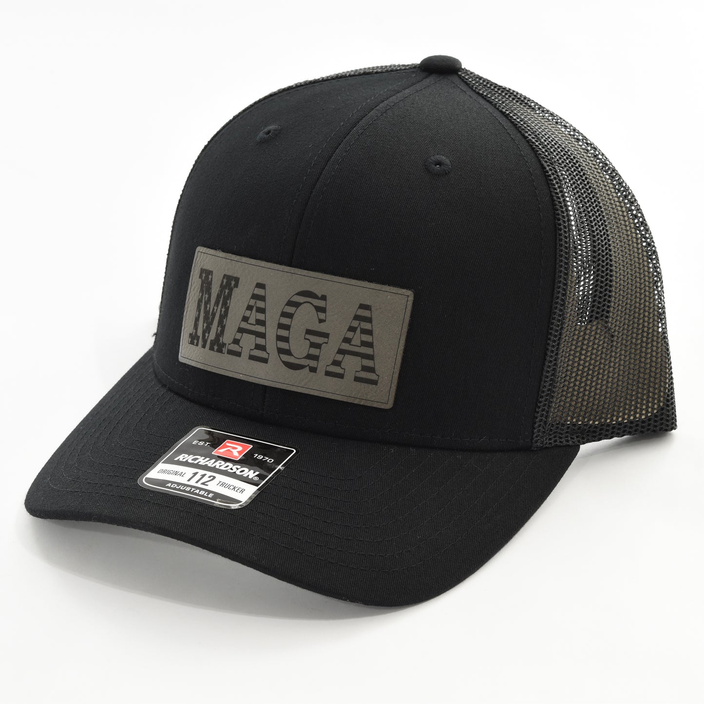 MAGA Leather Patch Cap