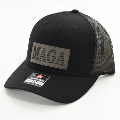 MAGA Leather Patch Cap