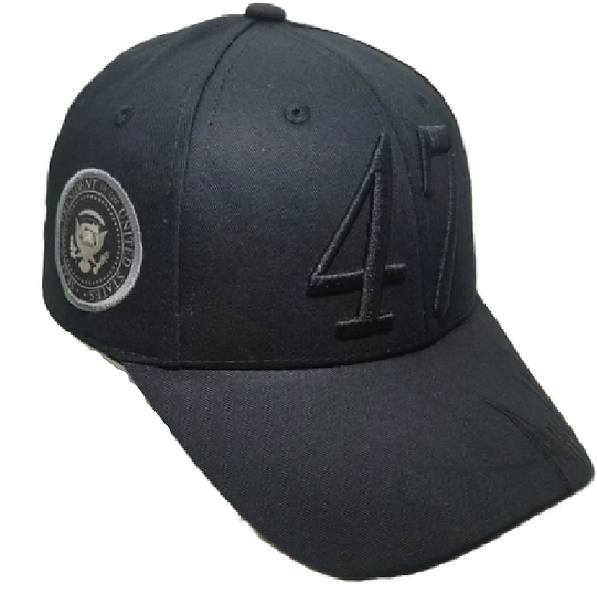 Dark Trump 47 Cap