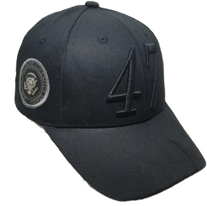 Dark Trump 47 Cap