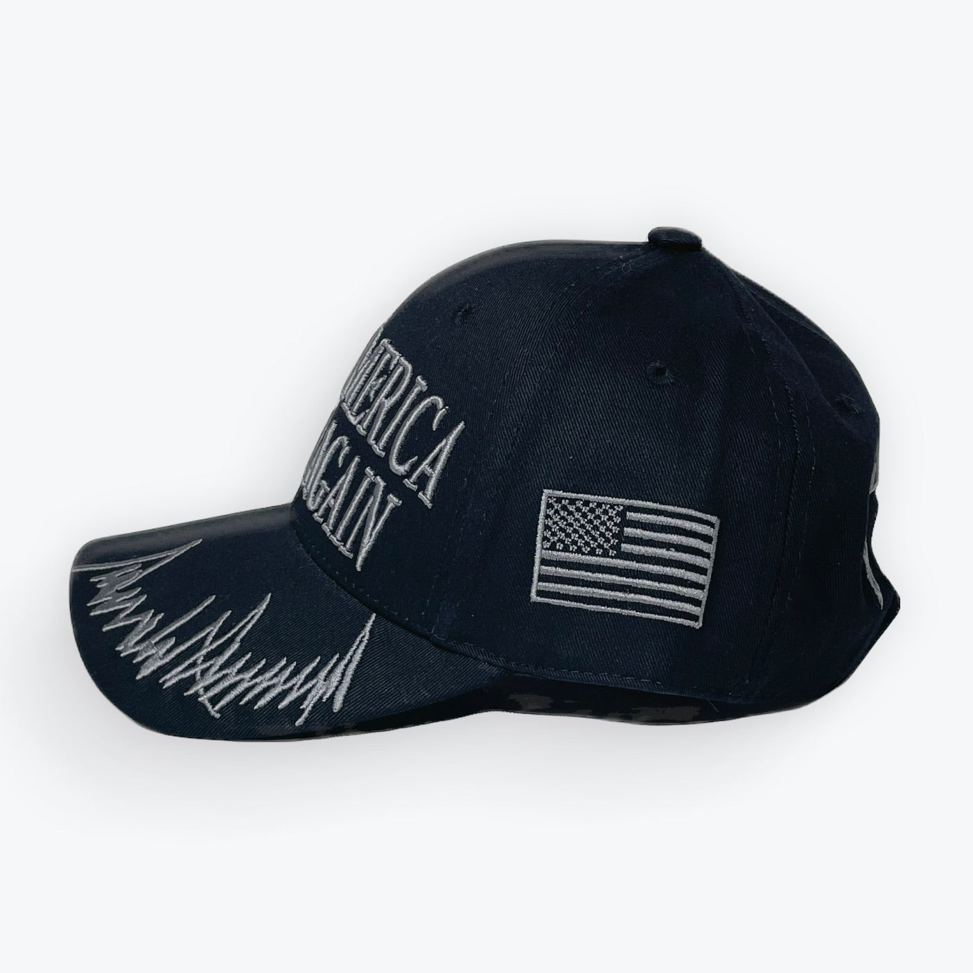 Dark MAGA Cap, Left Side