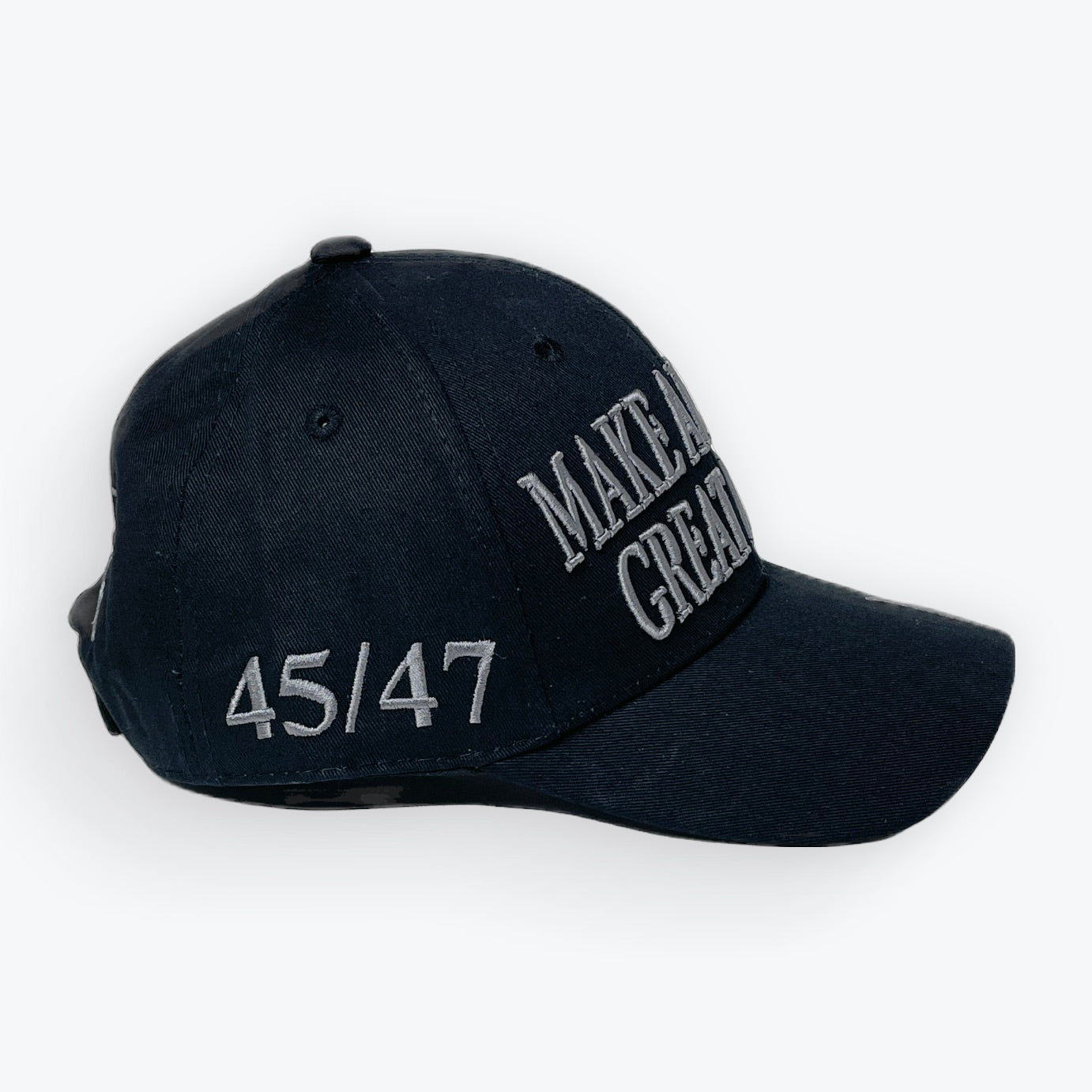 Dark MAGA Cap, Right Side