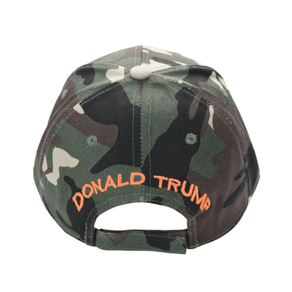 Don’t Tread on Trump Camo Cap – Adjustable Cotton Twill MAGA Hat with 45th President Design