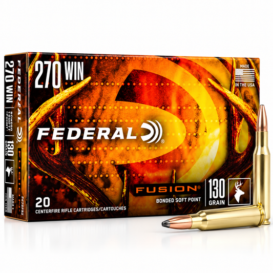 .270 Win. | Federal F270FS1 | 130 gr. | Fusion | 20 Rounds