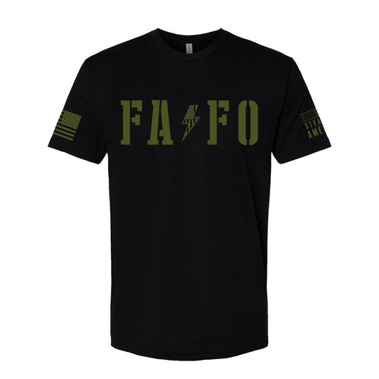 FAFO, Short Sleeve, Black