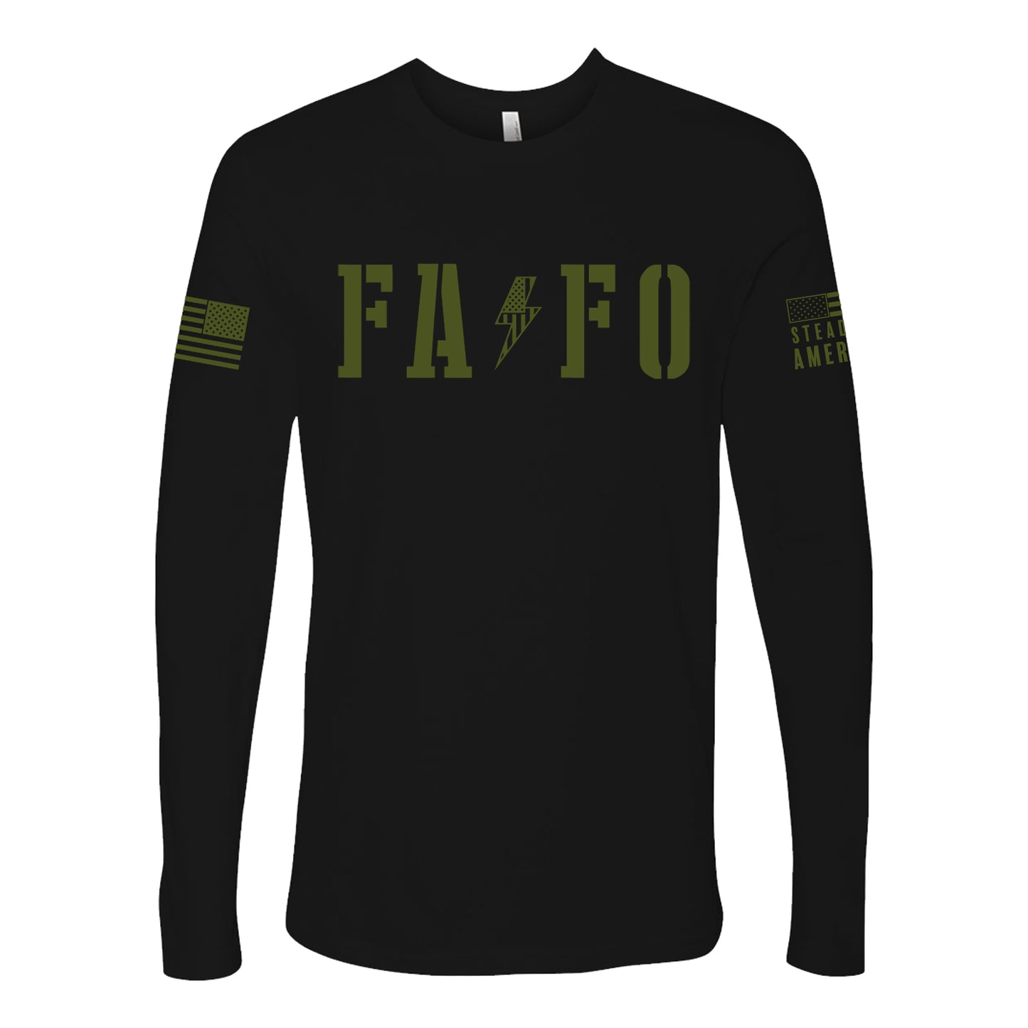 FAFO, Long Sleeve, Black