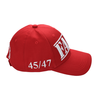 FAFO President Trump Cap – Premium Cotton Twill Patriot Hat, Red