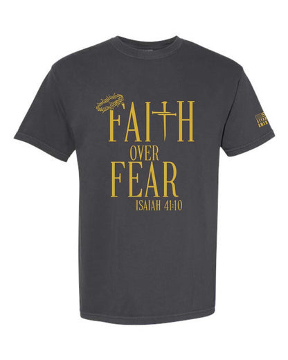 Faith Over Fear Christian T-Shirt – Isaiah 41:10 – Bella Canvas or Comfort Colors Tee