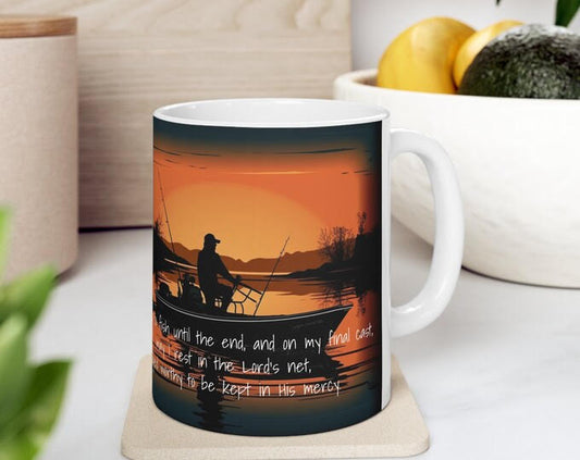 Coffee Mug, Ceramic Mug, 11 oz., Fisherman's Prayer