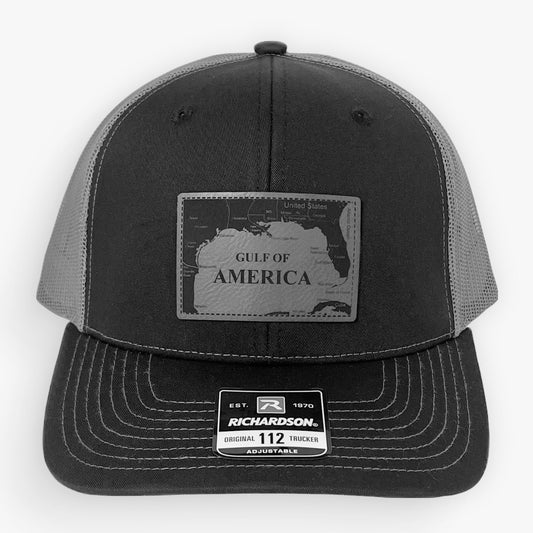 Gulf of America Leather Patch Cap 02