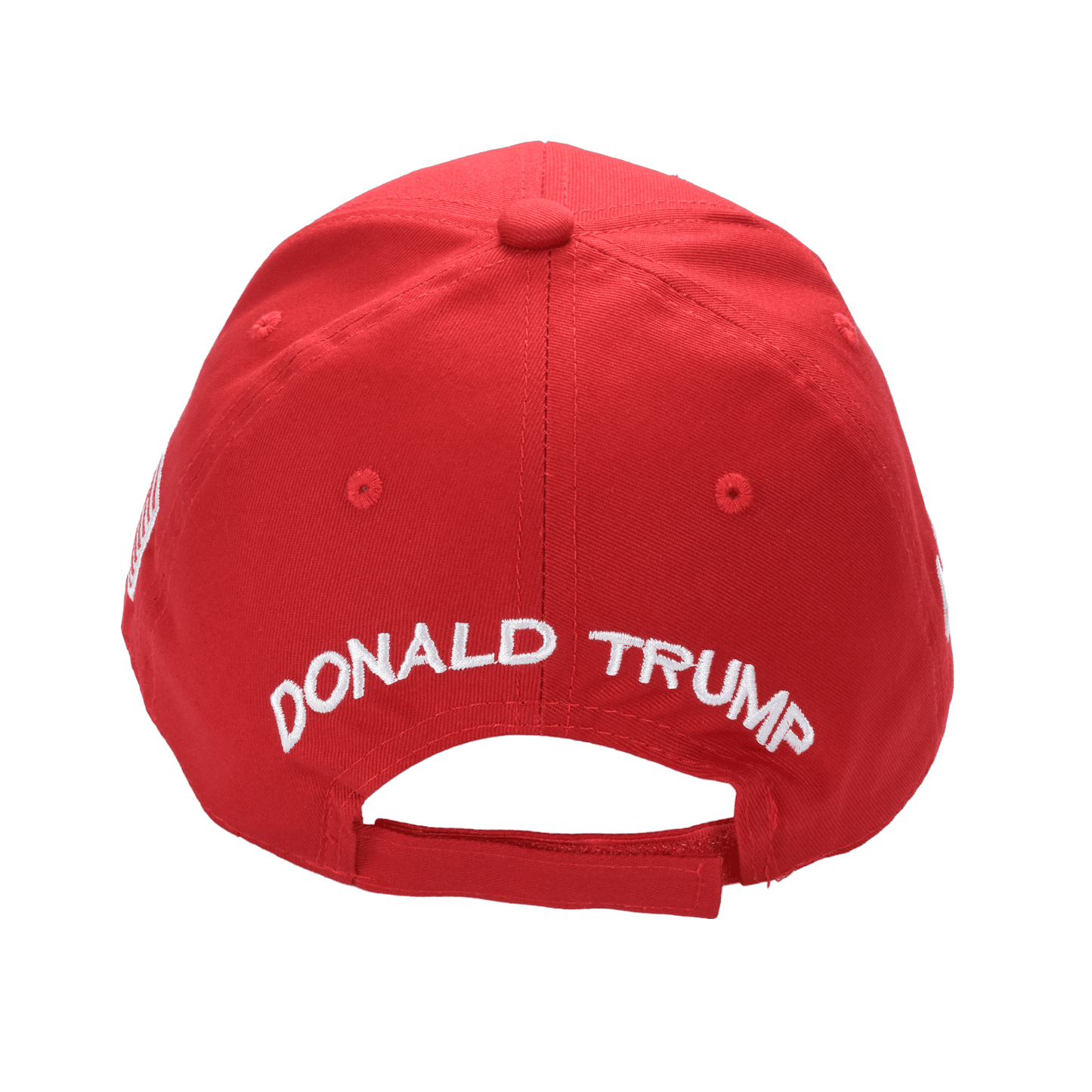 Gulf of America Cap – Red Cotton Twill Hat with Embroidered Front & Hook-and-Loop Adjustable Strap
