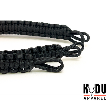Paracord, Vehicle Grab Handle, Package of 2, Black / Imperial Red