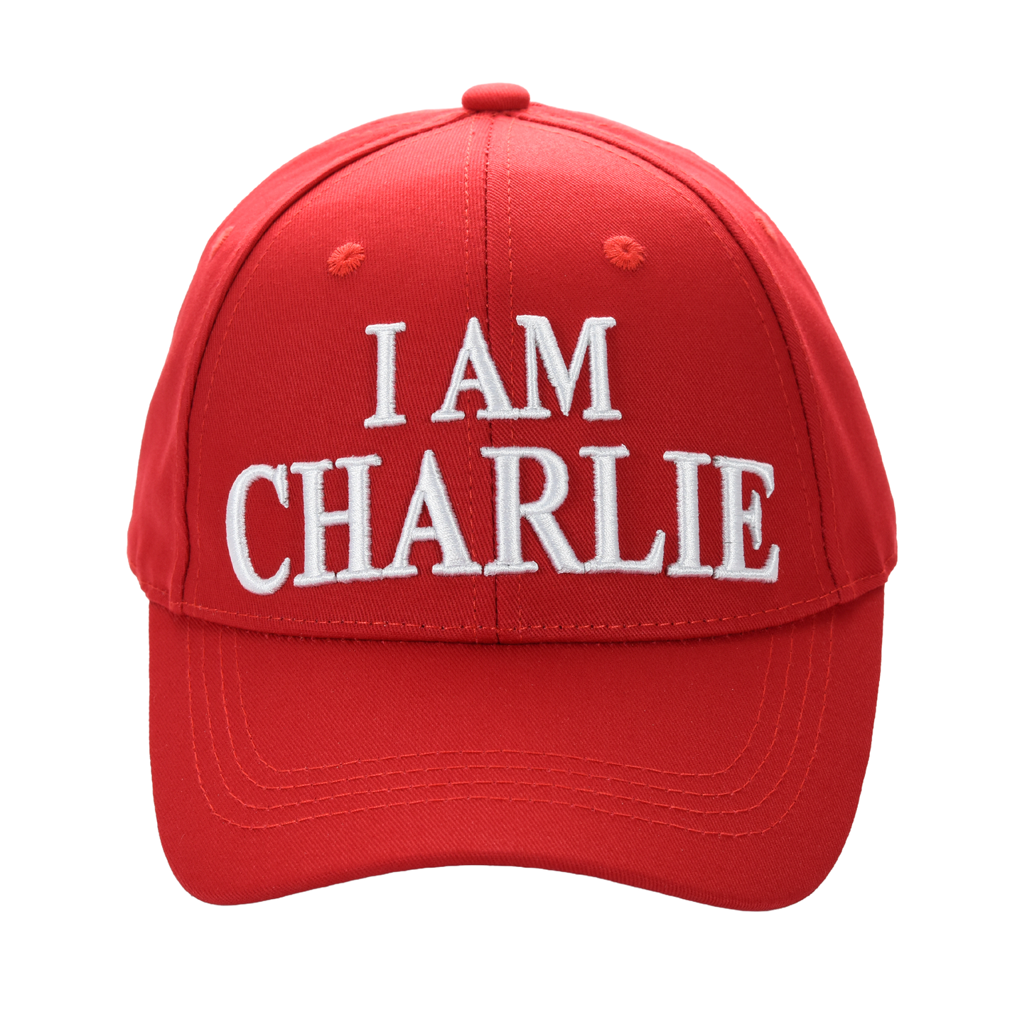 I Am Charlie Embroidered Cap | Patriotic Hat with Hook & Loop Closure – Charlie Kirk