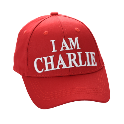 I Am Charlie Embroidered Cap | Patriotic Hat with Hook & Loop Closure – Charlie Kirk