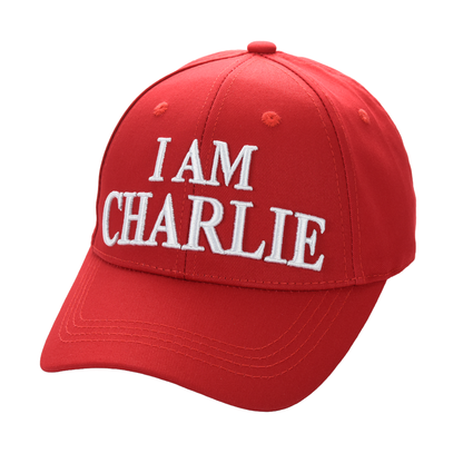 I Am Charlie Embroidered Cap | Patriotic Hat with Hook & Loop Closure – Charlie Kirk