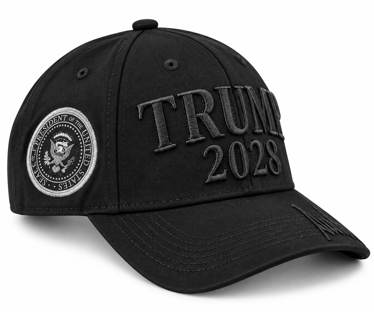 Trump 2028 President in Black