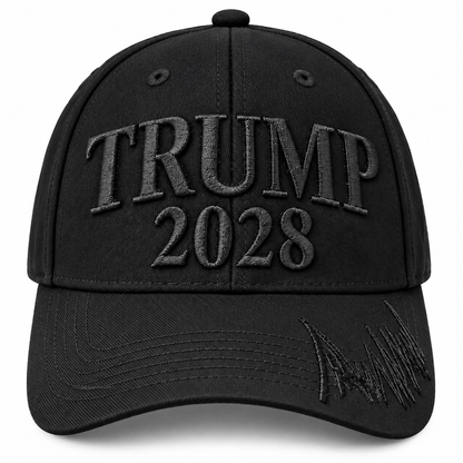 Trump 2028 President in Black