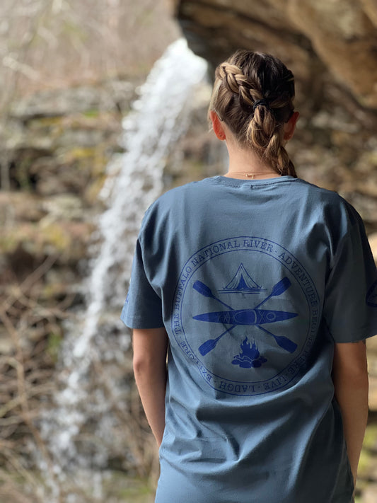 Buffalo National River, Kayak T-Shirt