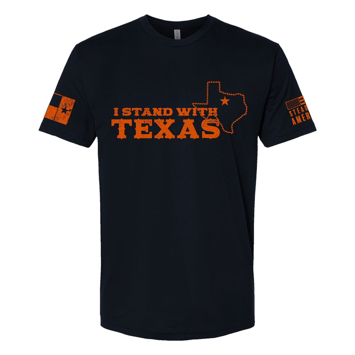 I Stand With Texas, Short Sleeve, Black / F.D.E. / O.D. Green