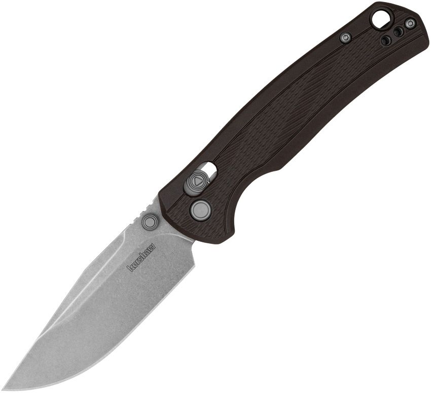 Kershaw Maneuver 1438 Folding Knife - 3.15" 8Cr13MoV Blade, Bronze GFN Handle