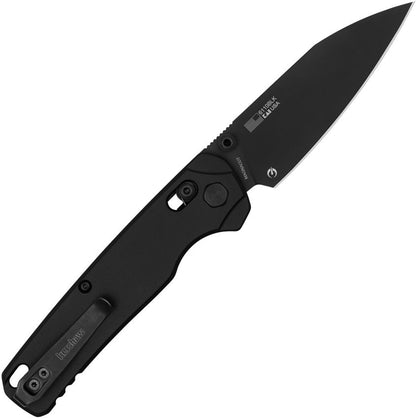 Kershaw Bel Air XL 6110BLK Folding Knife - 3.4" CPM MagnaCut Blade, Black PVD Aluminum Handle