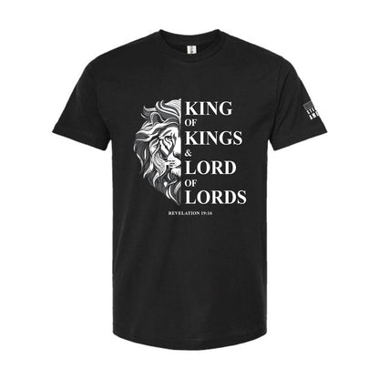 King of Kings & Lord of Lords Lion • Revelation 19:16 Faith T-Shirt