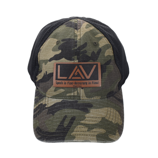 LAV Cap, Tacticool, LAV Speed is Fine Accuracy is Final Logo Leather Patch