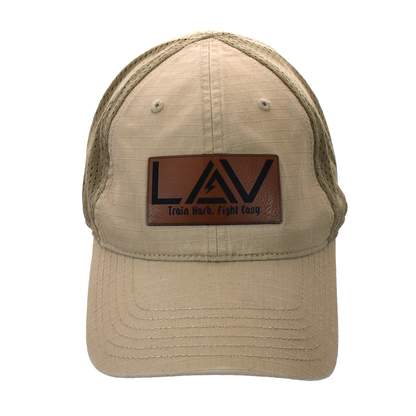 LAV Cap, Tacticool, LAV Train Hard Fight Easy Logo Leather Patch