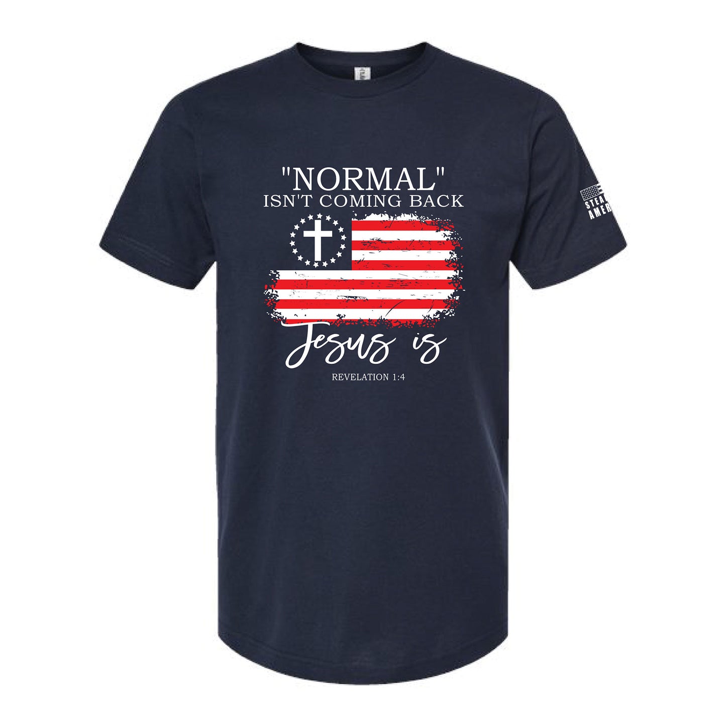 Normal Isn’t Coming Back Jesus Is T-Shirt | Christian Faith Tee | Inspirational Bible Verse Shirt