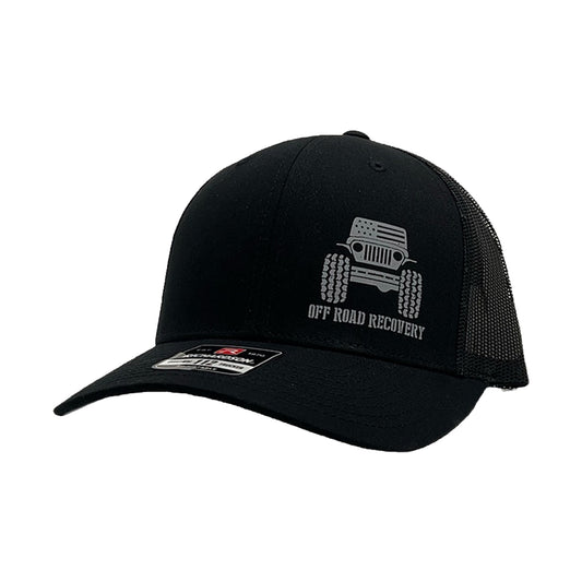 Off Road Recovery Cap, Richardson 112, Black / Black