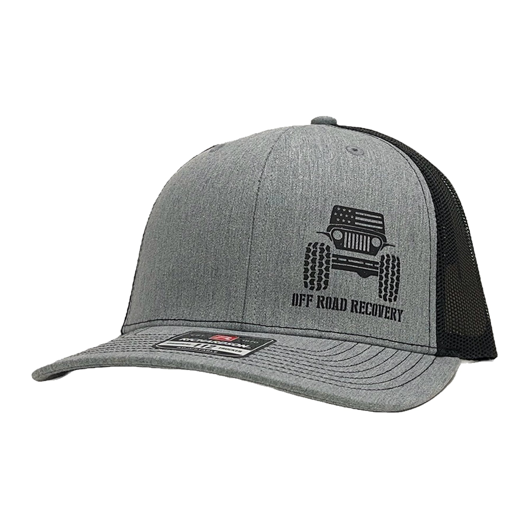 Off Road Recovery Cap, Richardson 112, Heather Gray / Black – Steadfast ...