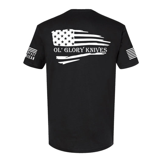 Ol 'Glory Knives Flag, Short Sleeve, Black / F.D.E.