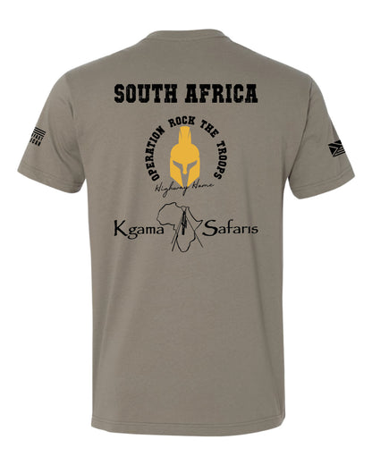Operation Rock The Troops Custom T-Shirt, Back