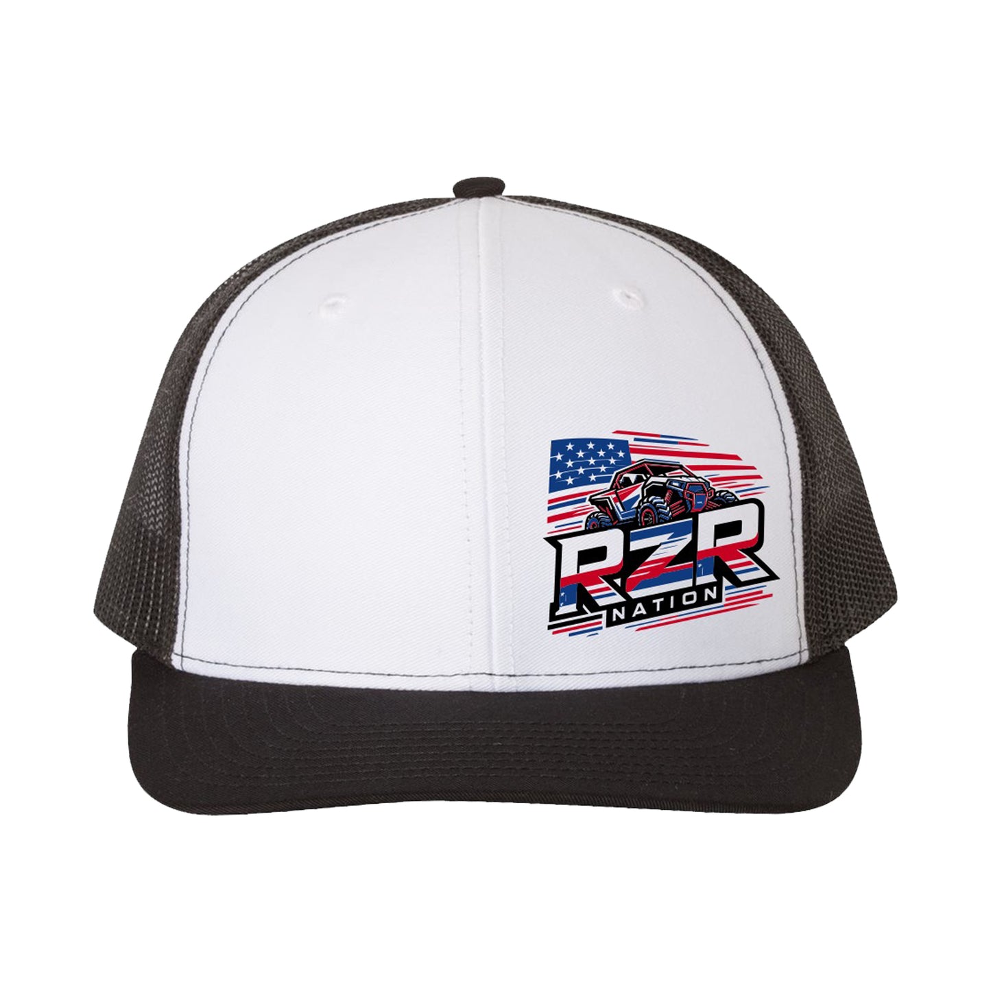 RZR Nation Cap, Richardson 112, White / Black