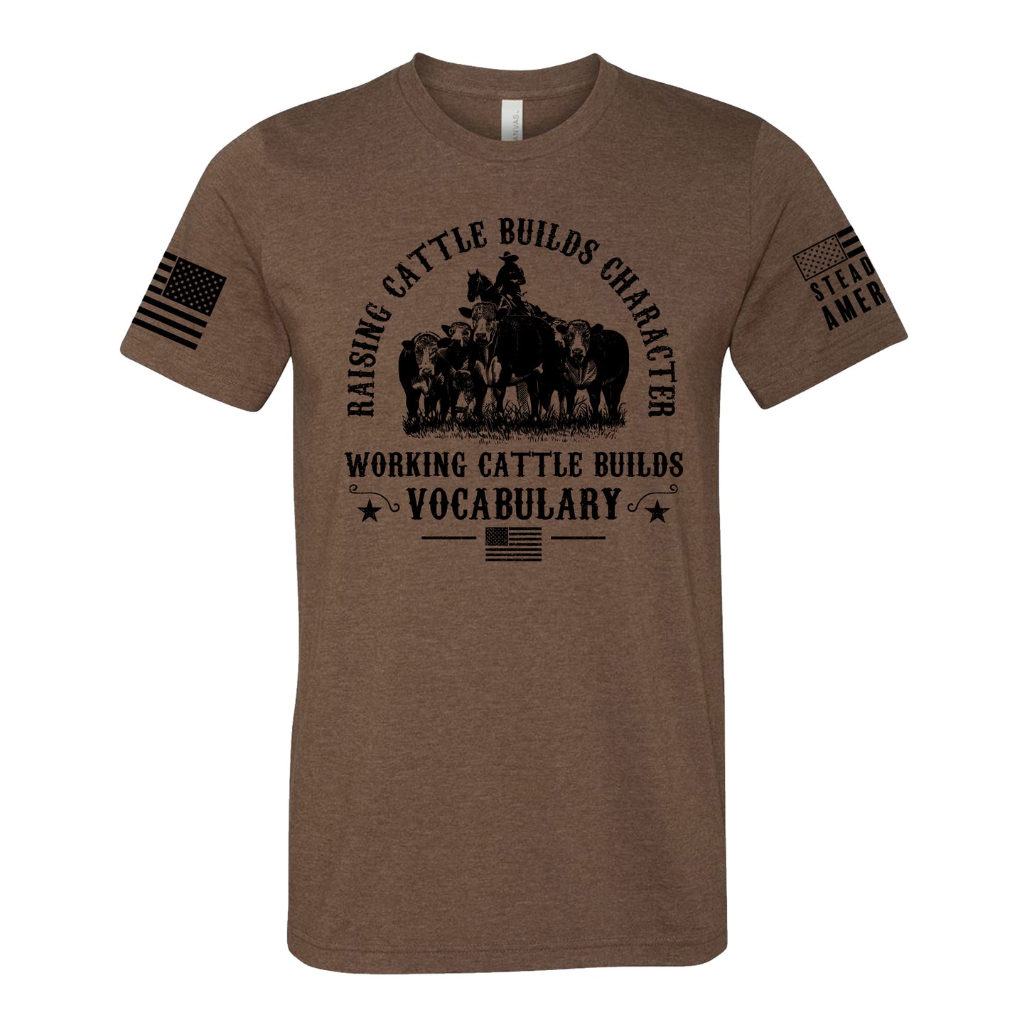 Working Cattle Builds Vocabulary T-Shirt
