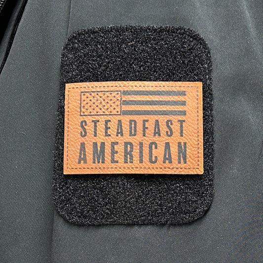 Steadfast American Patch, Leather / Velcro
