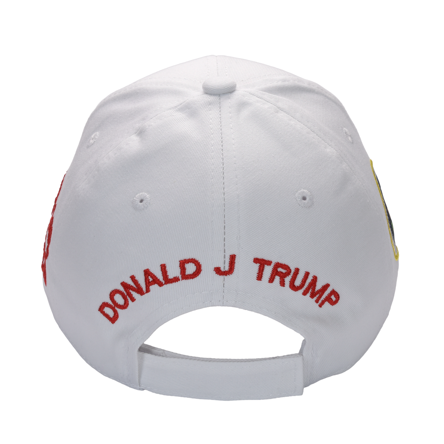 Trump 2028 Cap with Presidential Seal – Embroidered White MAGA Hat, Adjustable Dad Cap