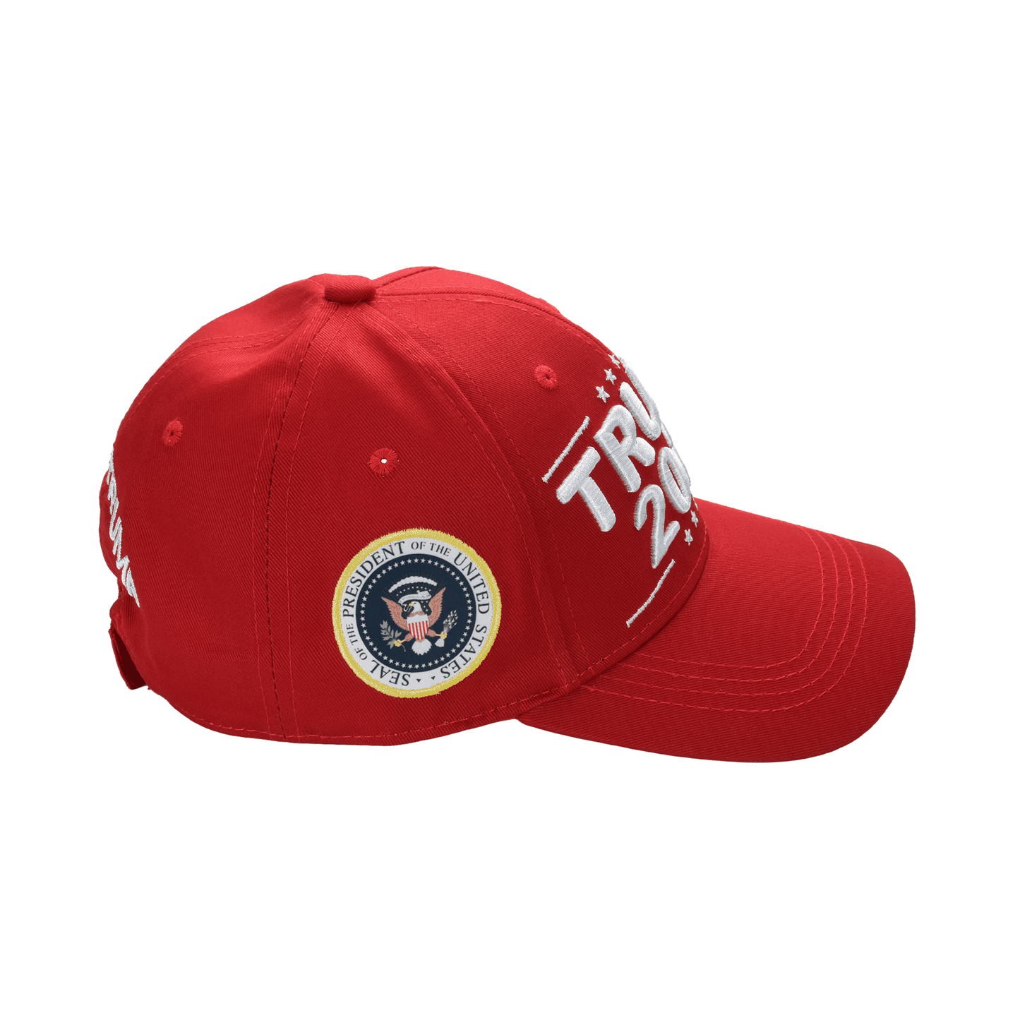 Trump 2028 Cap with Presidential Seal – Embroidered Red MAGA Hat, Adjustable Dad Cap