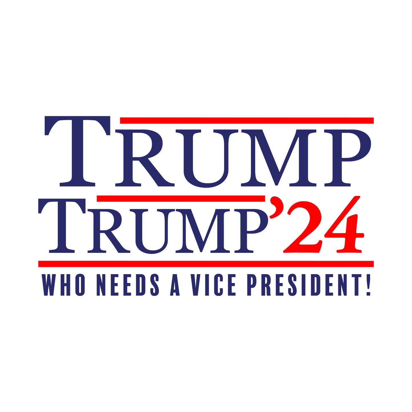 Trump Trump '24, UV DTF 3D PermaSticker