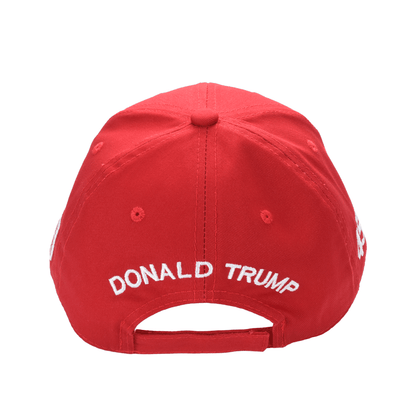 Trump Was Right About Everything Cap – Patriotic Red Embroidered Dad Hat (45/47, USA Flag)